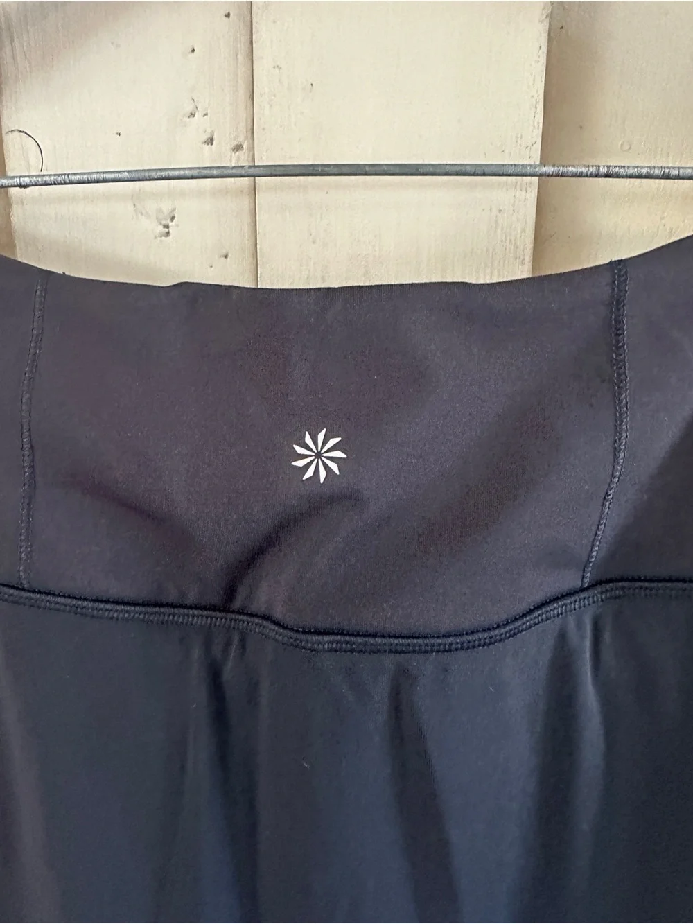 Athleta Fairway Golf Skort 18” Black Size M – Zip Pockets
